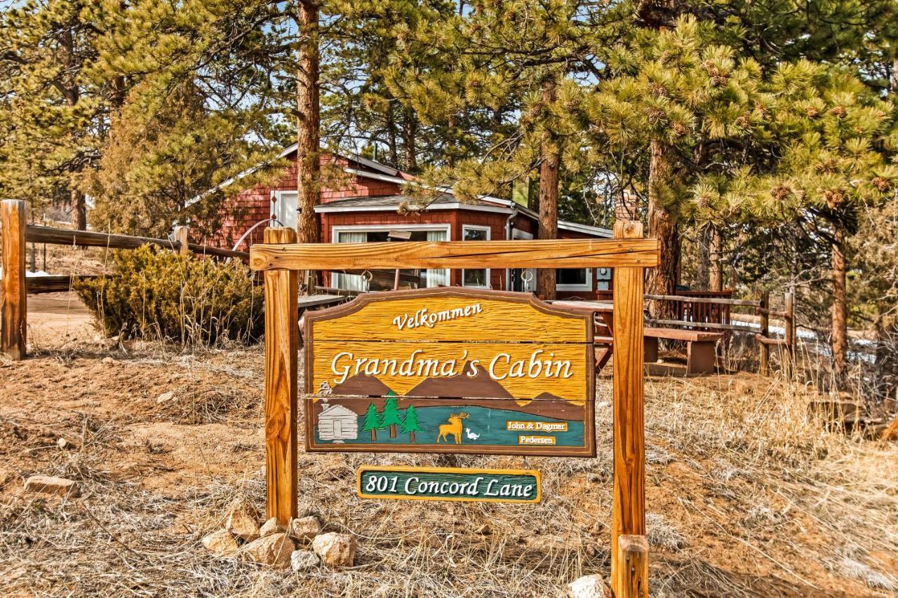 Grandma'S Cabin Estes Park Esterno foto